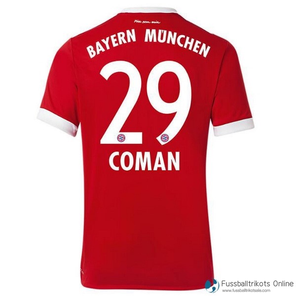 Bayern München Trikot Heim Coman 2017-18 Fussballtrikots Günstig